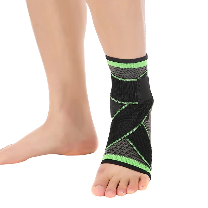 1 шт. 3D Ткачество Эластичный нейлон и ремешком на щиколотке в виде буквы Поддержка