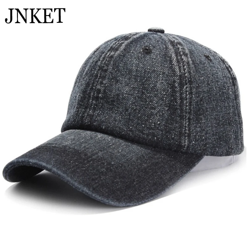 

JNKET Denim Men Women's Baseball Cap Snapbacks Hats Hip Hop Caps Fashion Outdoor Sunhat Casquette Casual Hat Four Seasons Hats
