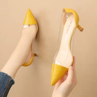 high heels sexy shallow shoes genuies leather wedding shoes high heel womens shoes nightclub dress work shoes woman