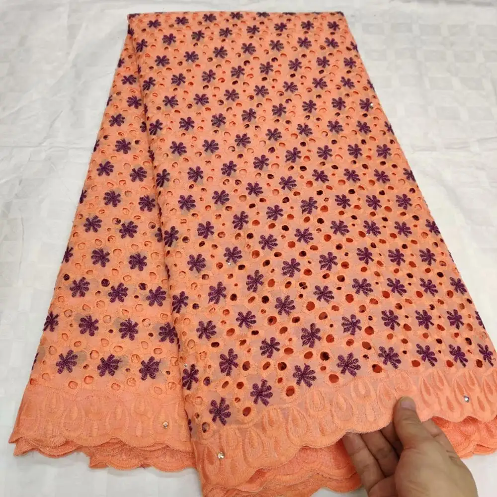 Африканское кружево ткань хлопок сухая кружевная с камнями французская