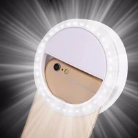 portable led selfie ring light universal clip on led fill light for smartphone for photography rgb video light for makeup lights