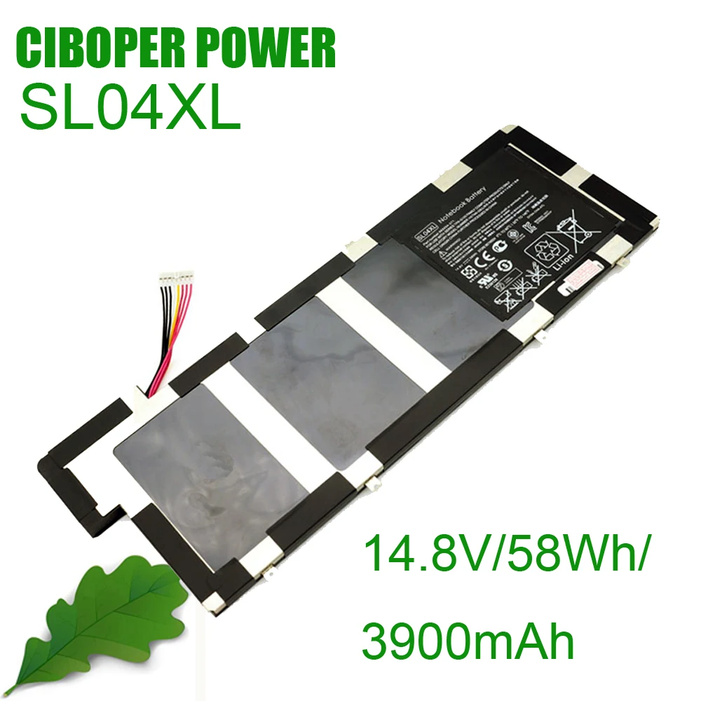 CP оригинальный ноутбук Батарея SL04XL 14,8 V 58WH для 14-3000 HSTNN-IB3J 665054-151 665460-001 665054-171 665054-271 TPN-Q105