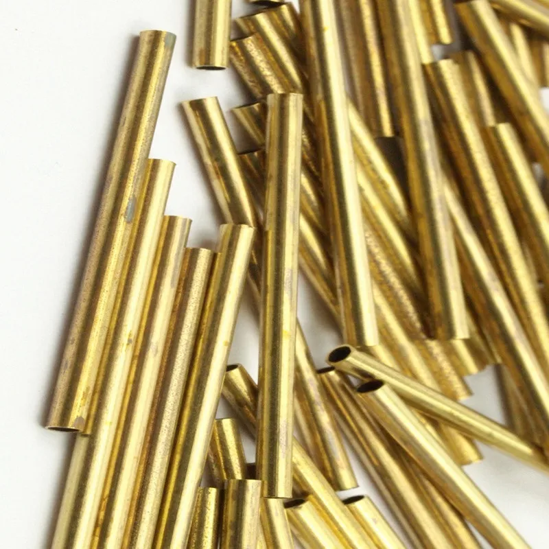 

40pcs.. Raw Brass Tubes (sz25x1.5mm) ..y0123
