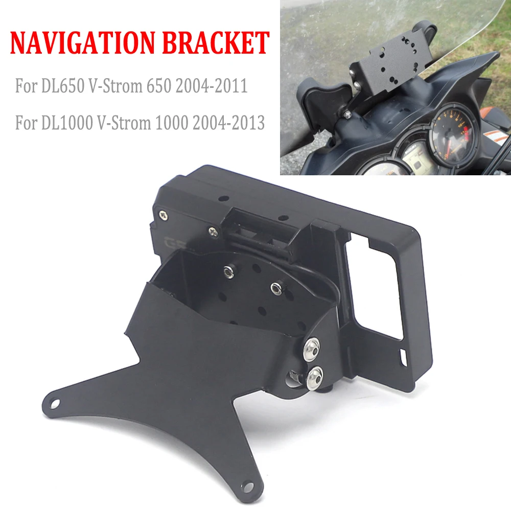 

Navigation Bracket USB and Wireless Charging For SUZUKI V-strom Vstrom 1000 DL 1000 DL1000 2004-2013 Motorcycle Phone GPS Stand