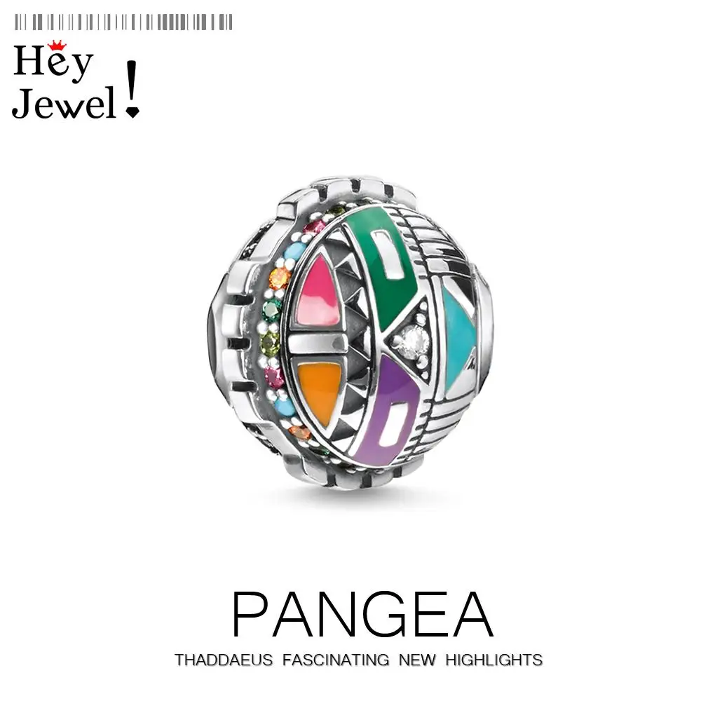 Бусины-шармы с символом солнца серебро 925 пробы подходит для браслета Подвески