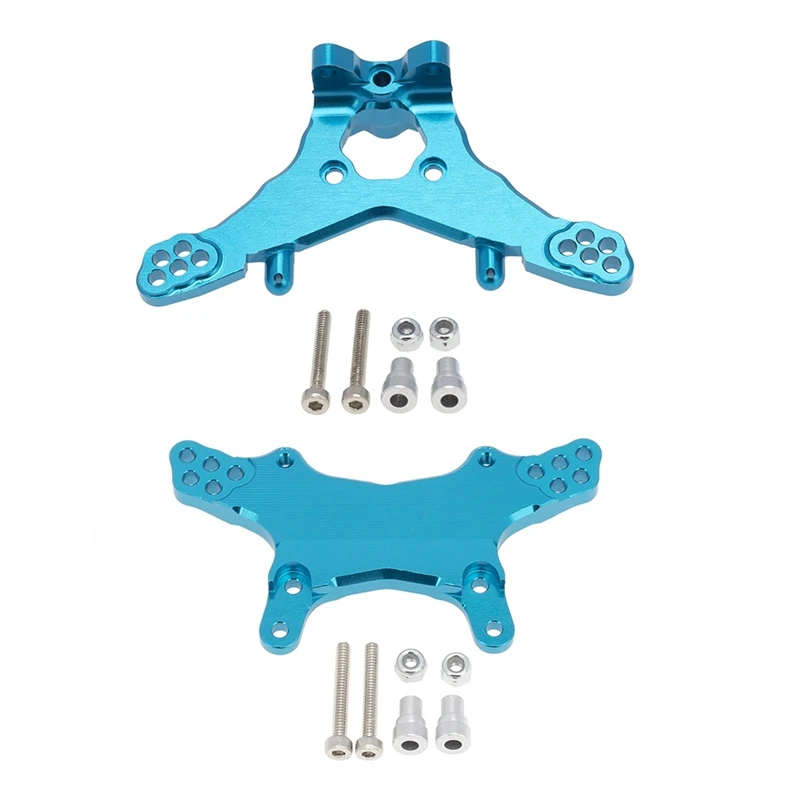 

2Pcs Metal Front and Rear Shock Tower Damper Mount Set for Losi 1/18 Mini-T 2.0 2WD Stadium RC Truck Upgrade Parts