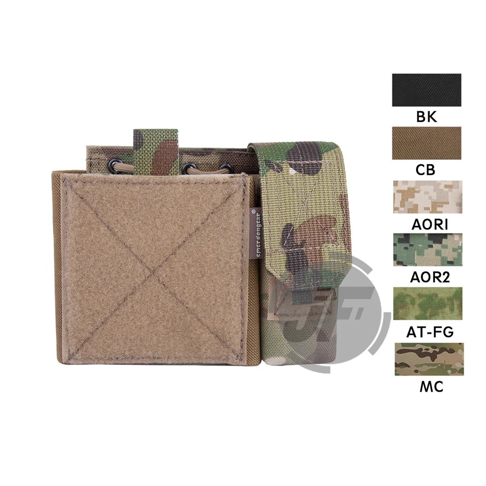 

Emerson Tactical SAF Map Pouch Pocket Admin Panel EmersonGear Multi-purpose Hunting MOLLE Map Bag Magazine Holder Accessories