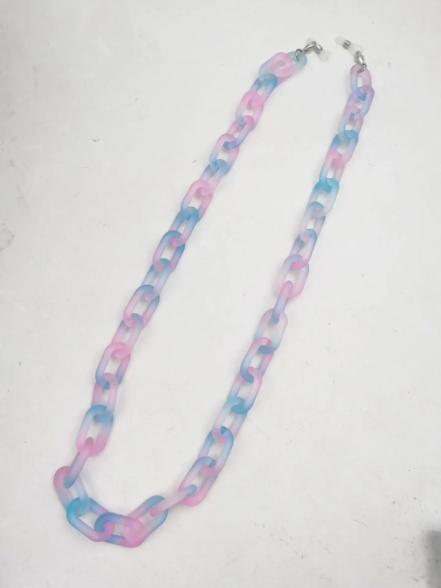 

2020 Chic Candy Color Acrylic Mask Chain Eyeglasses Chain Gradient Color mask lanyard holder glasses accessories