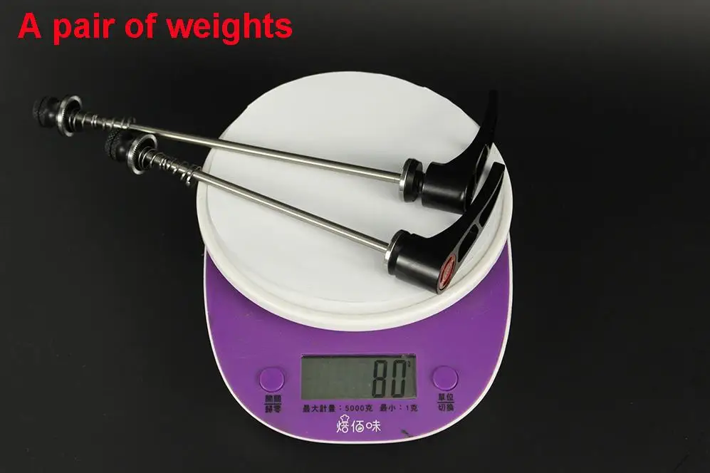 1 пара велосипедных быстроразъемных титановых шпагатов QR для шоссейного