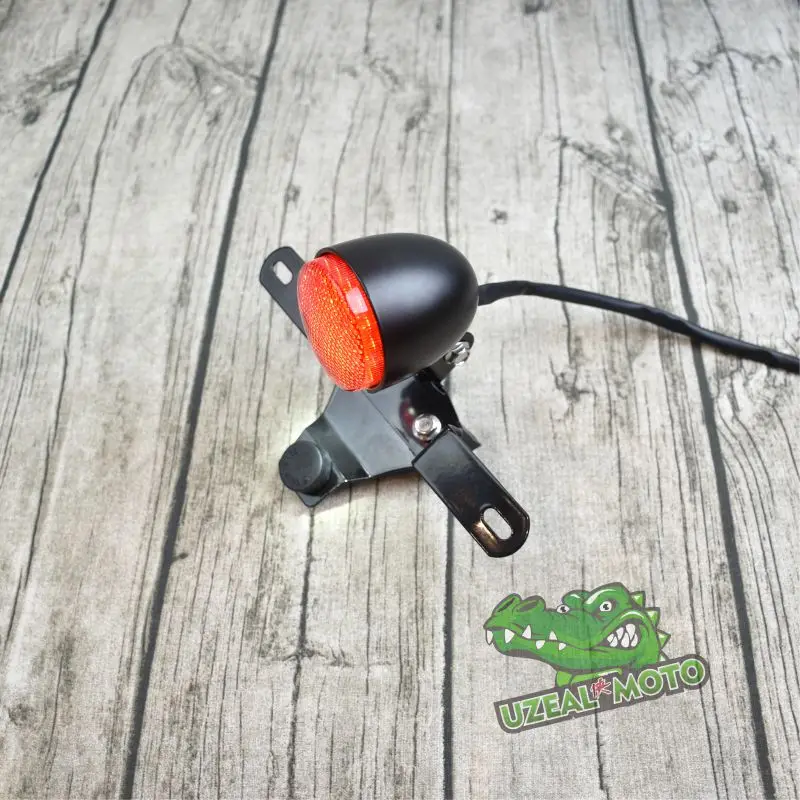 ECE E штамп ретро мотоцикл изменение светодиодный Алюминий сплав задний фонарь