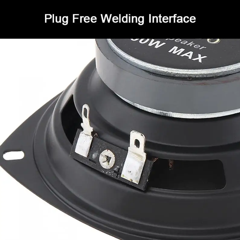 1 Piece 4 Inch 300W 2-Way 93dB Car HiFi Coaxial Speaker Vehicle Door Auto Audio Music Stereo Full Range Frequency Speakers | Автомобили и