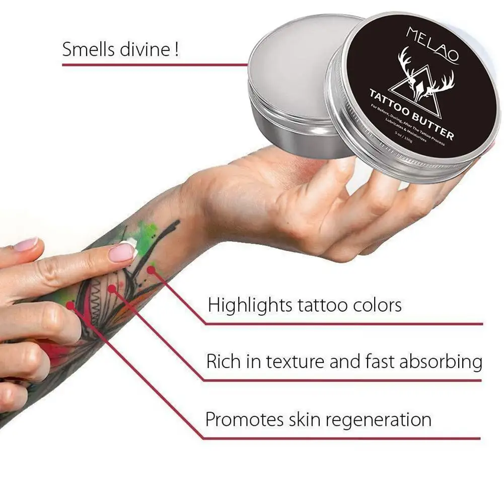 

MELAO New Tattoo Butter Cream Semi Permanent Makeup Care Tattoo Beauty Moisturizing Cream For Lubricating Body J7A3