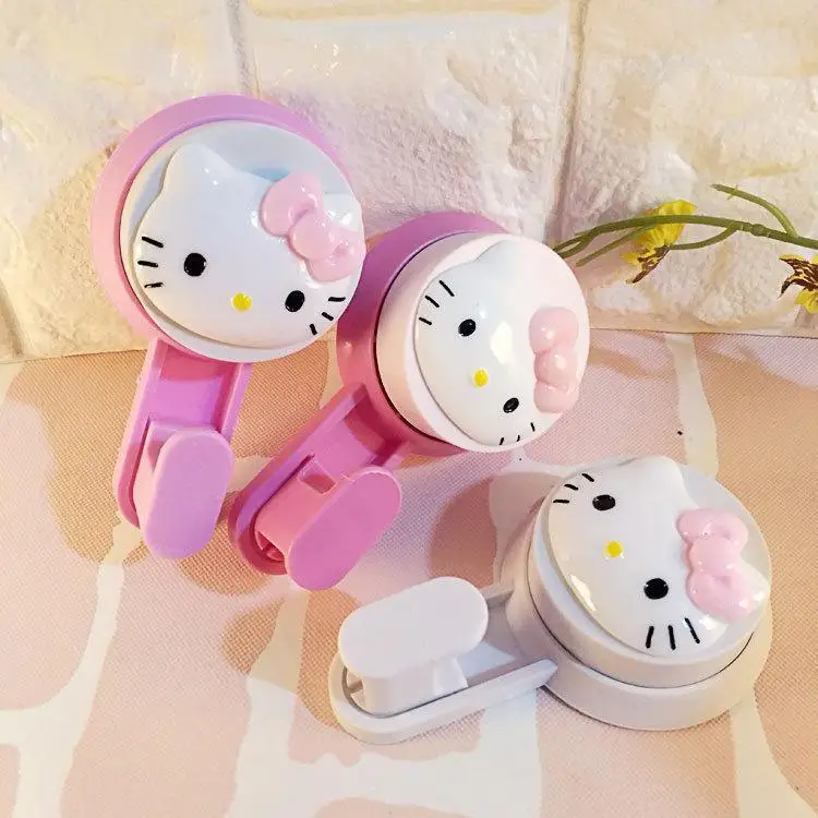 Стеллаж для хранения с рисунком Hello Kitty бесшовный настенный Многофункциональный