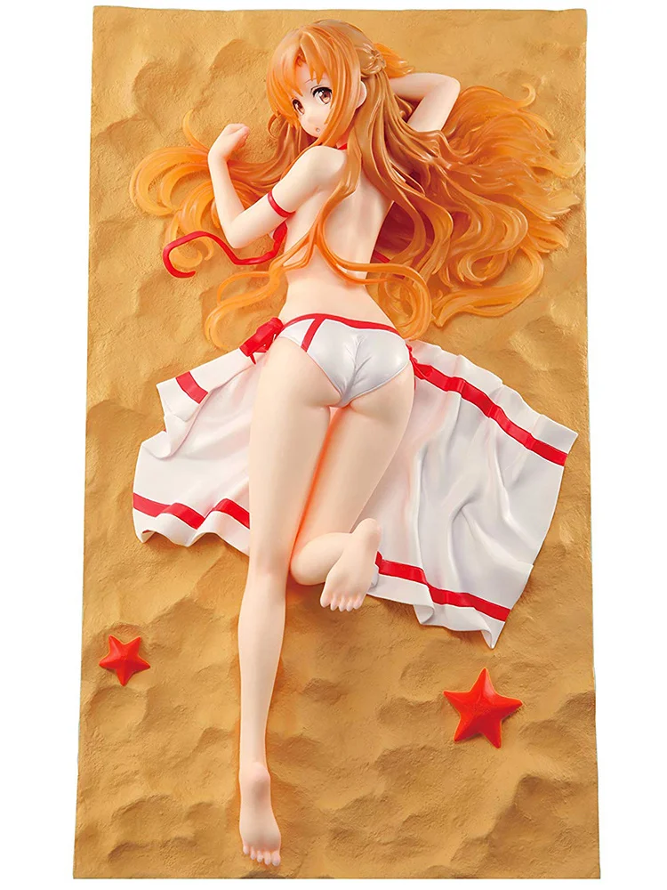 

Sword Art Online Yuki Asuna Vacation Mood Ver. PVC Action Figure 26CM Anime Sexy Girl Figure Model Toys Collection Doll Gift