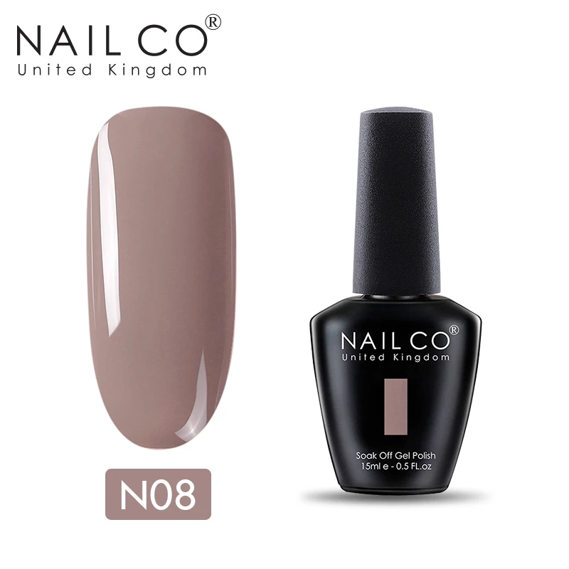 N08 NAILCO УФ светодиодный Гель-лак для ногтей smalto Полупостоянный unghie живопись гель лак Manicura permanente замочить от ногтей Гель-лак художественный - Цвет: N08