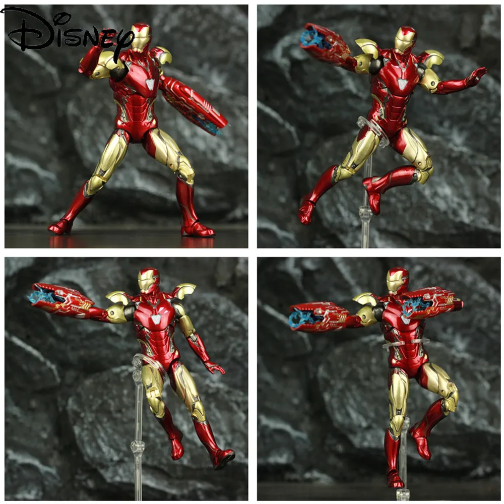 

Disney Marvel Iron Man MK85 7" Action Figure Ironman Mark 85 Nano Weapons Tony Stark Legends ZD Toys Avengers Endgame Doll Model