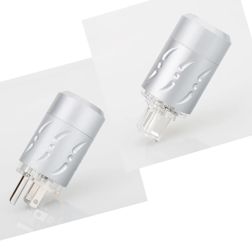 1 пара шнур питания из алюминиевого сплава с родиевым покрытием 20 мм|hole|hole plug |