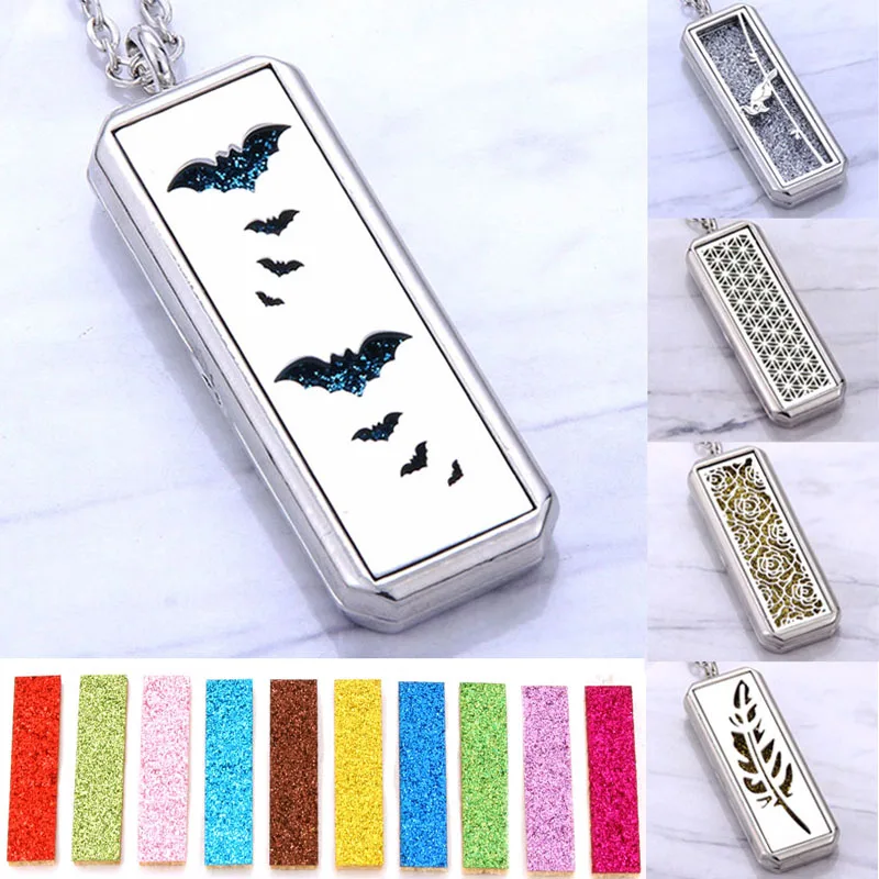 Новые медальоны для ароматерапии из нержавеющей стали Чайка духи эфирное масло