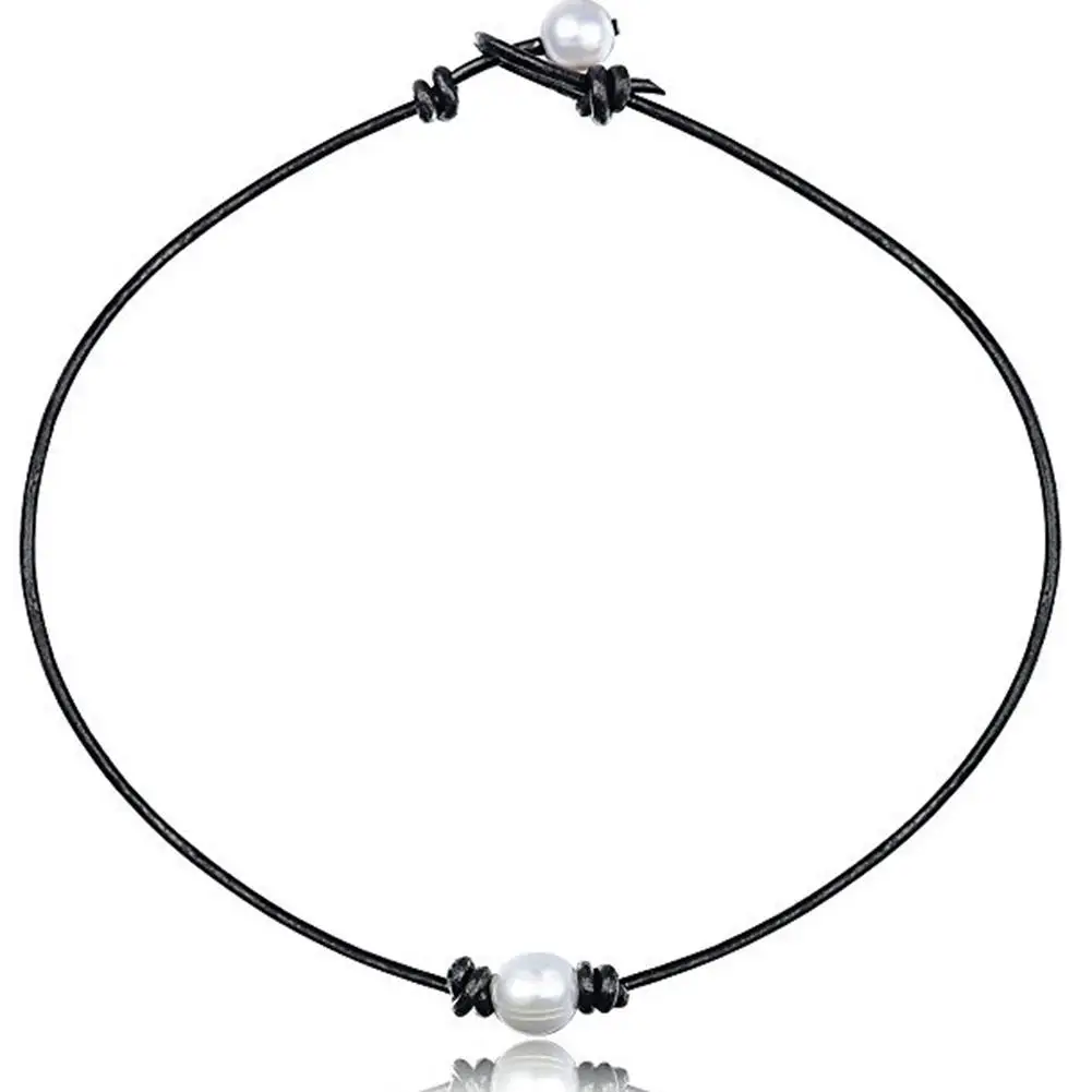 Один/три жемчуга ключицы цепочка Жемчуг ожерелье Горячая продажа Ms. Кулон с