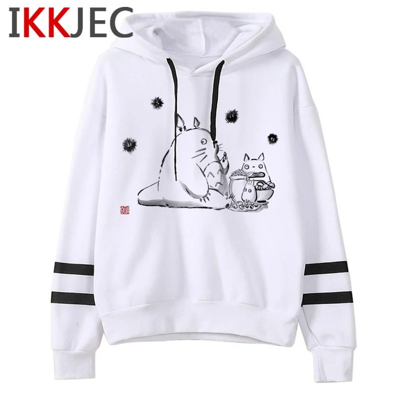 Totoro Studio Ghibli Harajuku Kawaii толстовки женские Ullzang Хаяо Миядзаки Забавный мультфильм толстовка 90s Графический милый с капюшоном Женский - Цвет: 2636
