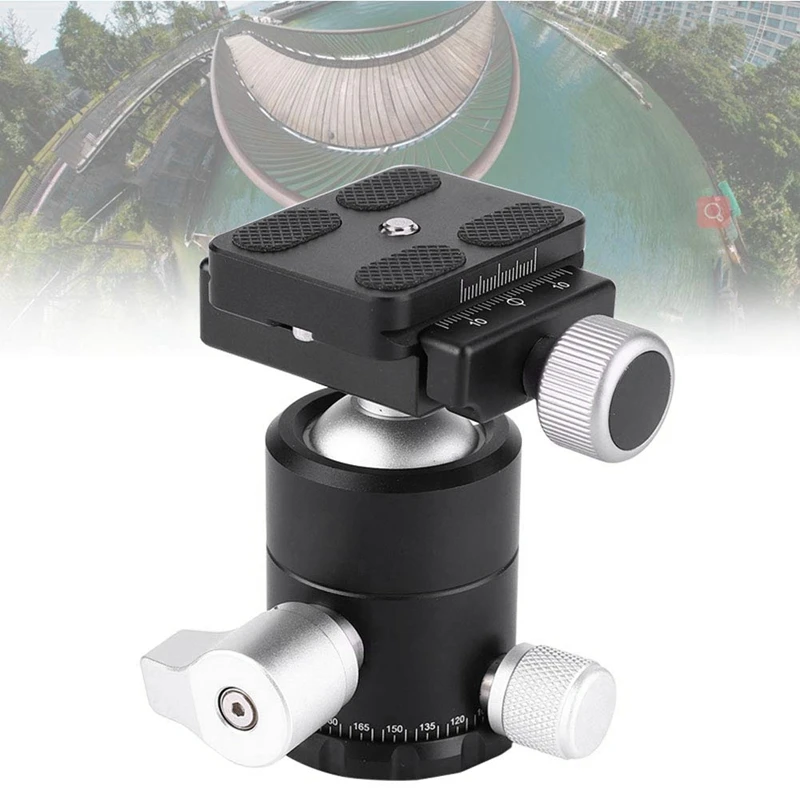 X-30S Aluminium Alloy Ball Head Tripod Mount 360 Degree Rotation Panoramic Adapter for Sony Nikon Canon Cameras | Электроника