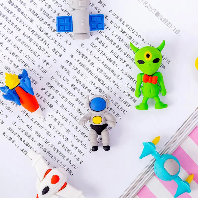 Кавайные канцелярские принадлежности 4 шт./компл.|rubber eraser|eraser kawaiischool supplies |