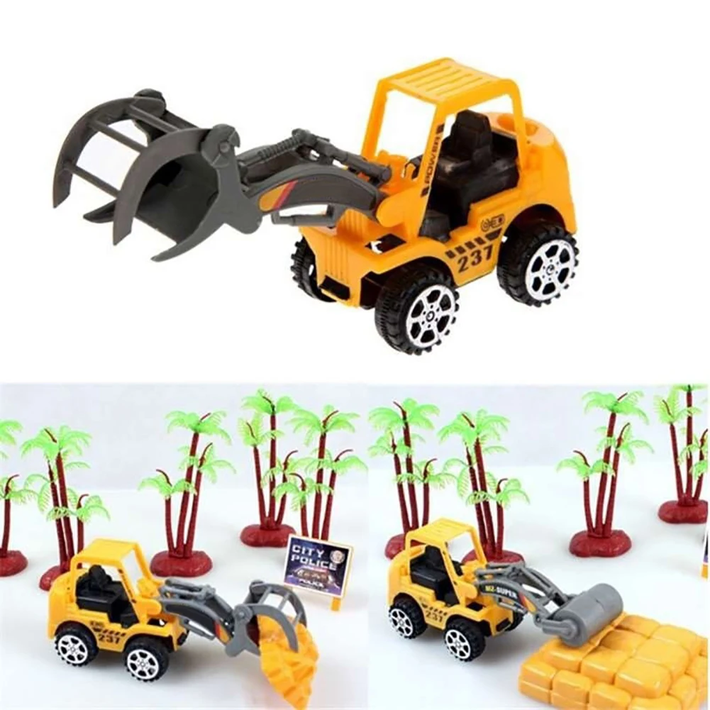 

Kids Truck Mini Engineering Vehicle Car Model Excavator Boy Educational Toy Gift