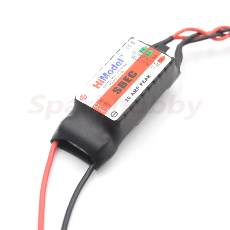 HiModel 20A BEC сервопитание 2-12S Lipo выходное напряжение 7 4 В/8 в/9 В/12 В для дистанционного