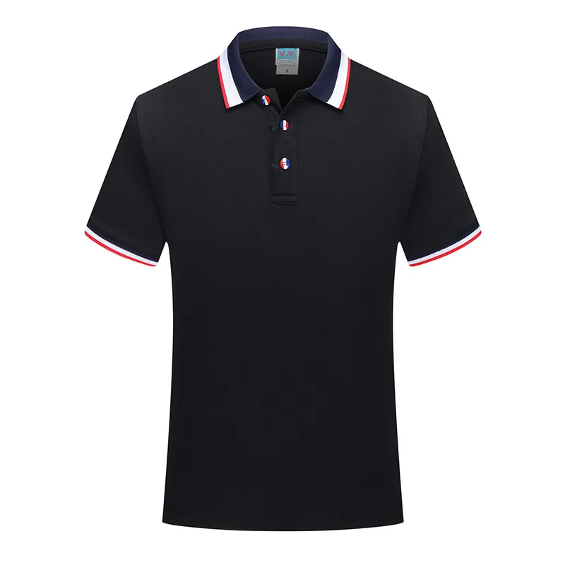 Мужская дышащая футболка поло с коротким рукавом летняя для фитнеса бега