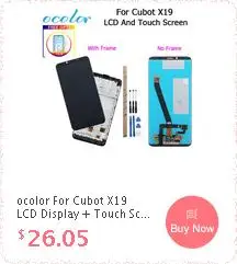 Ocolor для Cubot X19 прозрачная защитная пленка для экрана из закаленного стекла Замена для Cubot X19 легкое в установке защитное стекло