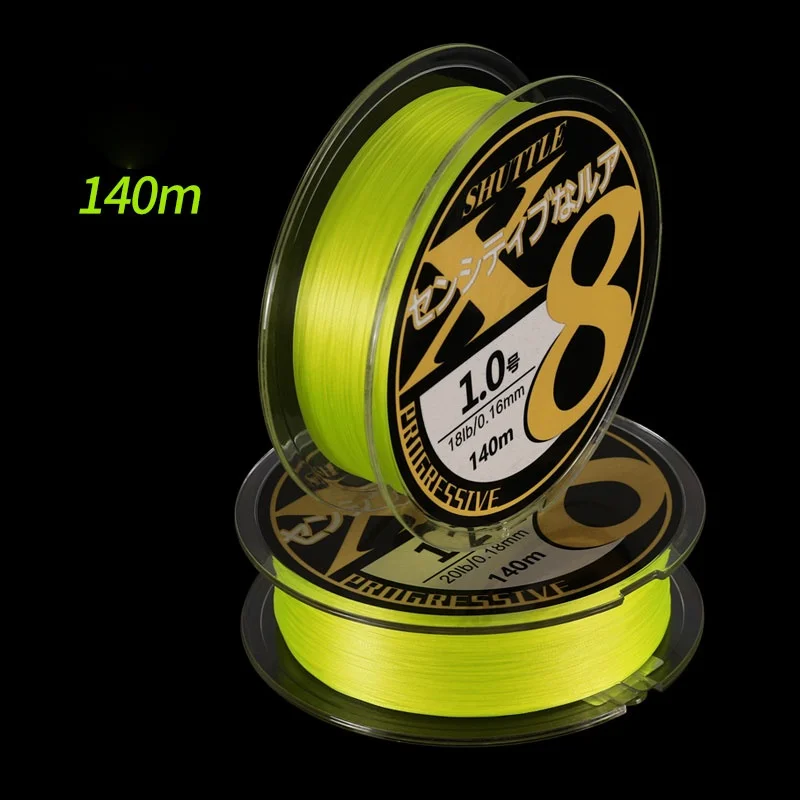 

Braid WX8 Fishing Line 140M 8 Stands Multifulament PE Line 15 18 20 22 28 40 50 60 70LB Wire Carp Fishing Line Smooth