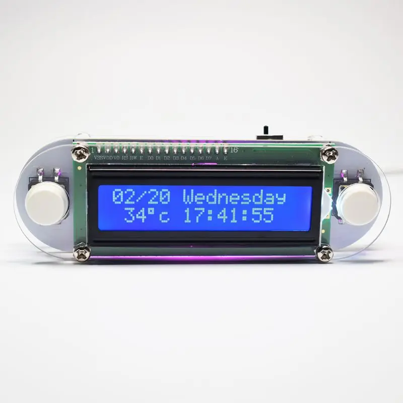 Электронный Обучающий набор с эффектом свечи LCD1602 | Инструменты