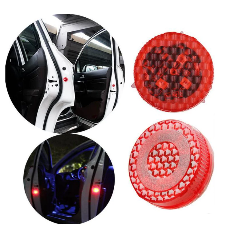 Универсальные предупреждающие огни для открывания двери автомобиля мигающие