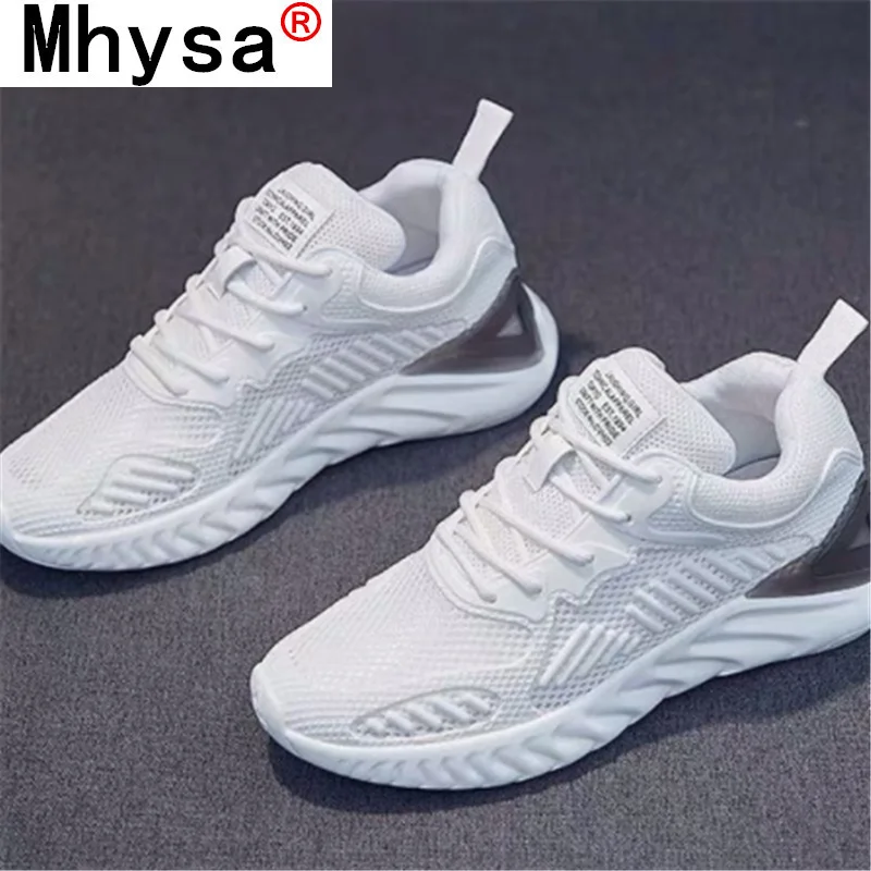 

Fashion Women's Vulcanize Shoes 2021 New Spring Lace-Up Platform Breathable Sneakers Outdoor Comfortable Asakuchi Casual Shoes