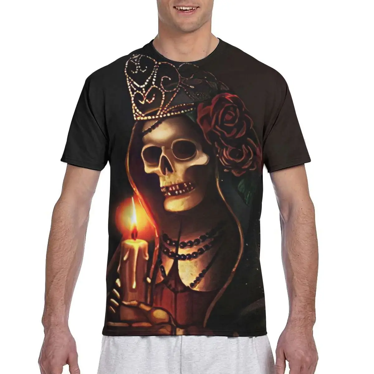 

KANPA Men T Shirts Fullover Print Wizard Characters Workout Top Tee Cosplay Clothes for High School Colleague Prom Party Wear