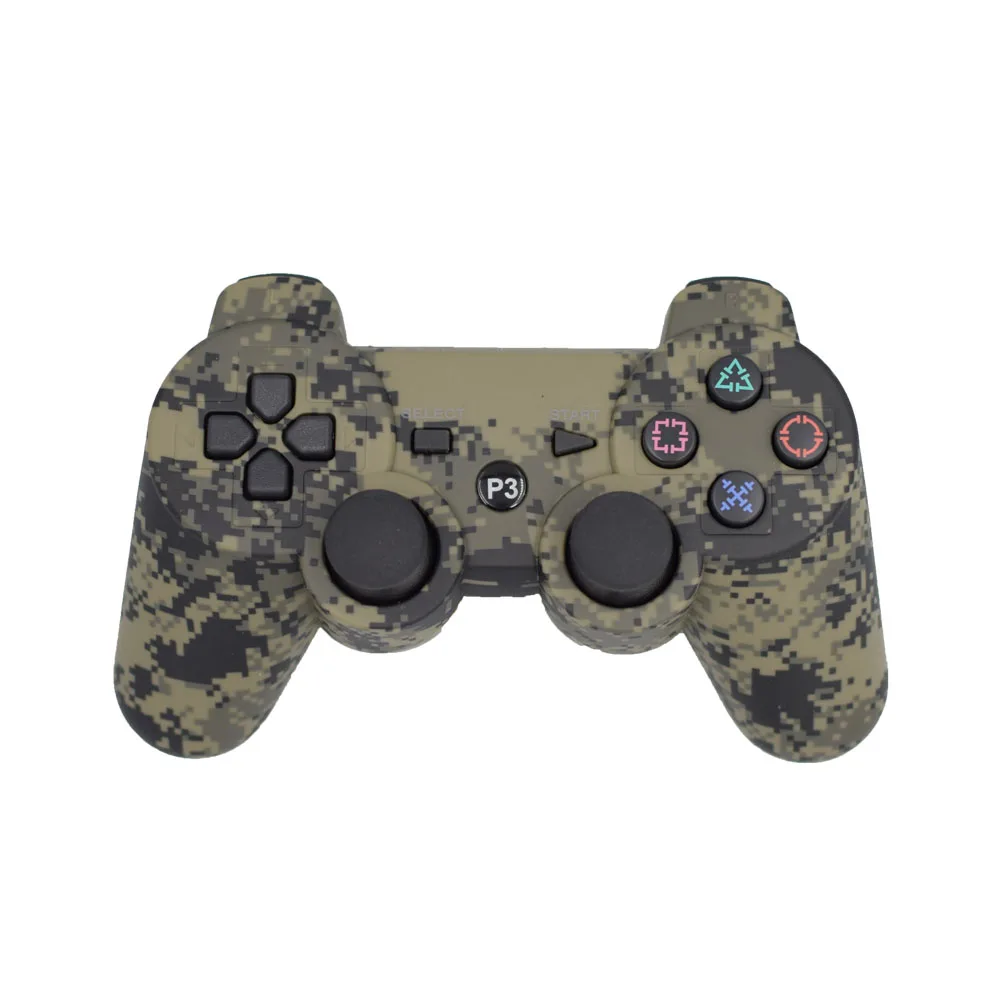 CAMOUFLAGE COLOR Беспроводной геймпад для PS3 контроллер Bluetooth консоль для sony PS3 геймпад для Playstation 3 контроллер для Dualshock 3 джойстик - Цвет: CAMOUFLAGE COLOR