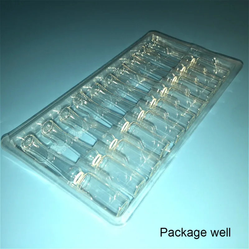 Прозрачная женская 2 мл легко ломающаяся белая баночка для розлива