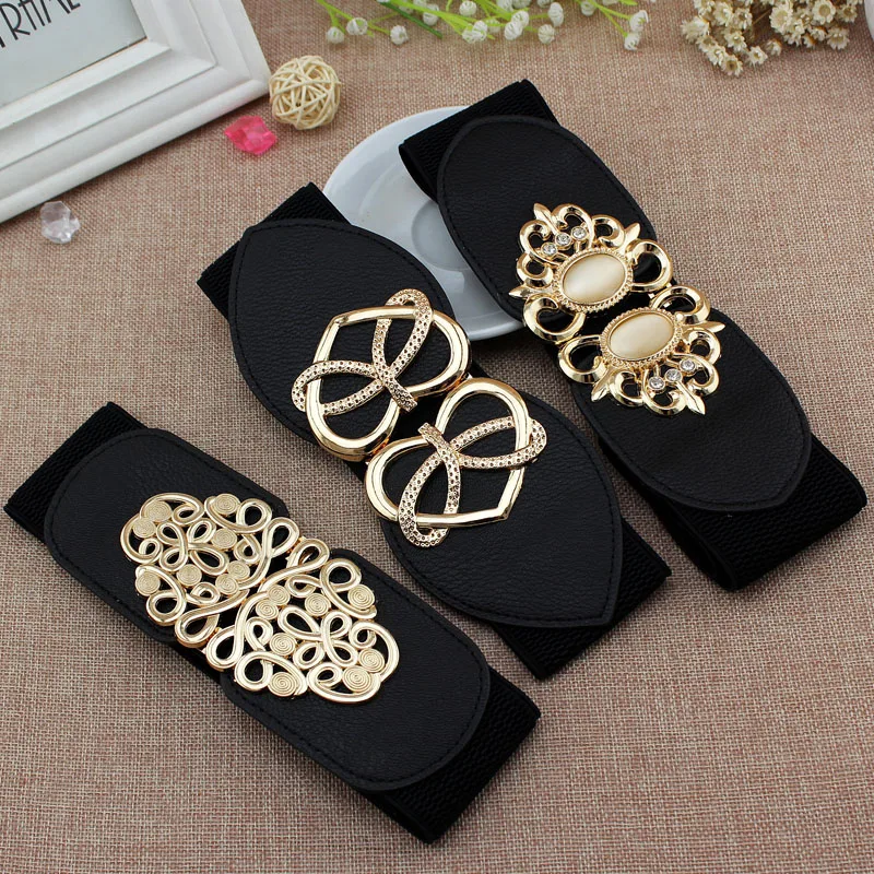Женский эластичный пояс Трендовое удобное платье украшение с узором можно