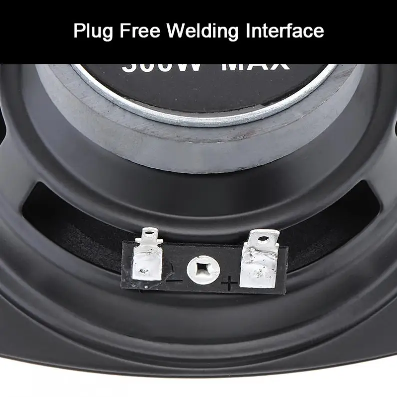 Универсальный автомобильный коаксиальный динамик 1 шт. 12 В 4 дюйма 300 Вт