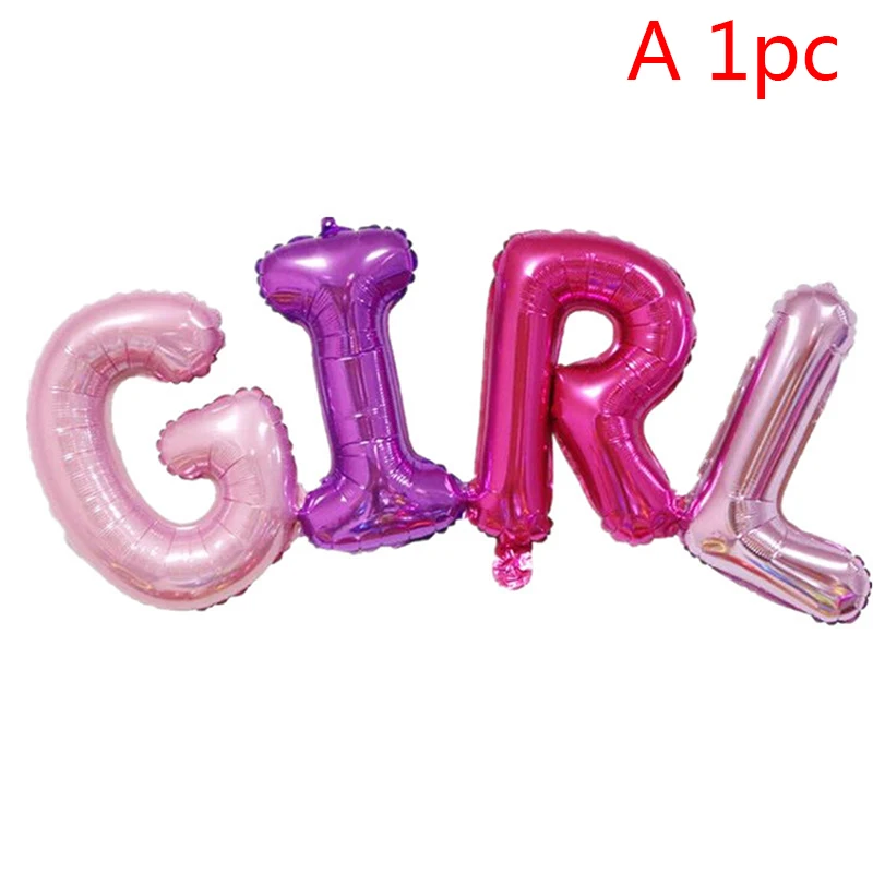 

Baby Shower Balloons Blue Pink Boy Girl Foil Ballons Kids Gender Reveal Kids Party Decorations Supplies