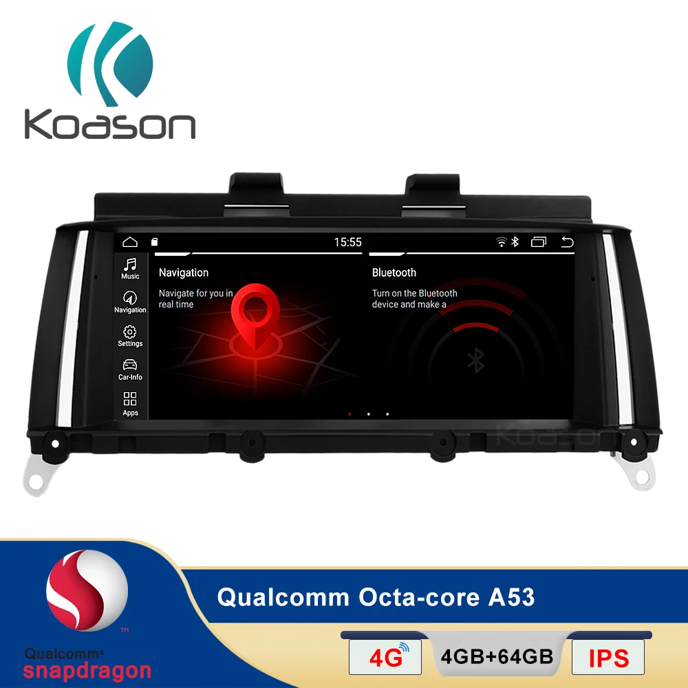 Автомобильный мультимедийный плеер Qualcomm 4 + 64 ГБ Android 10 0 экран 8 дюйма gps-навигация