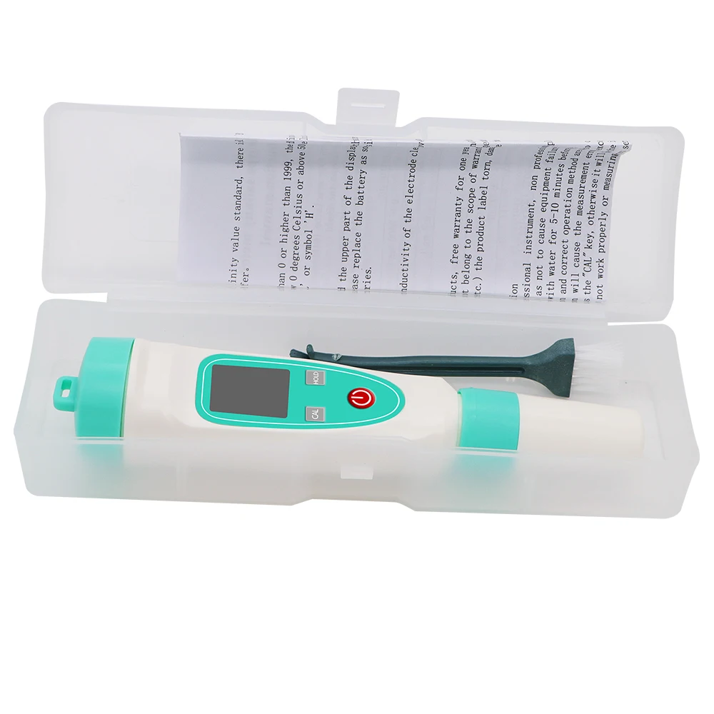 Portable Pen Type Salt Meter Tester Digital Salinometer Water Quality Analyzer Salinity for Food Freshwater Aquarium 30% | Инструменты