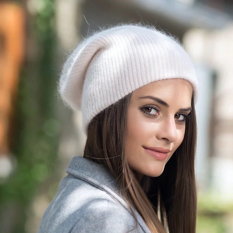 Yo Young 2020 женская зимняя Лыжная шапочка вязаная шапка для женщин Skullies теплая