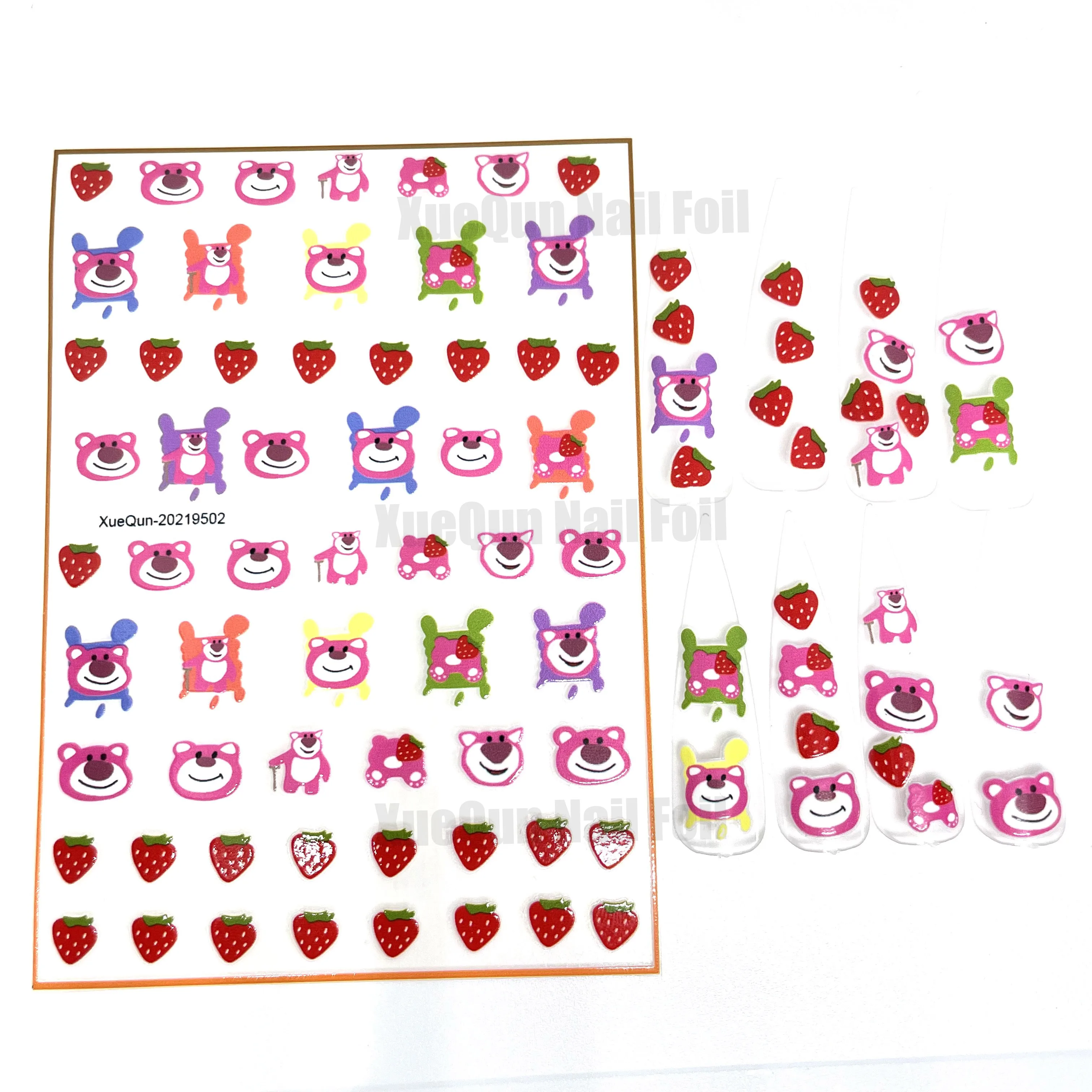 

5 шт., наклейки для ногтей