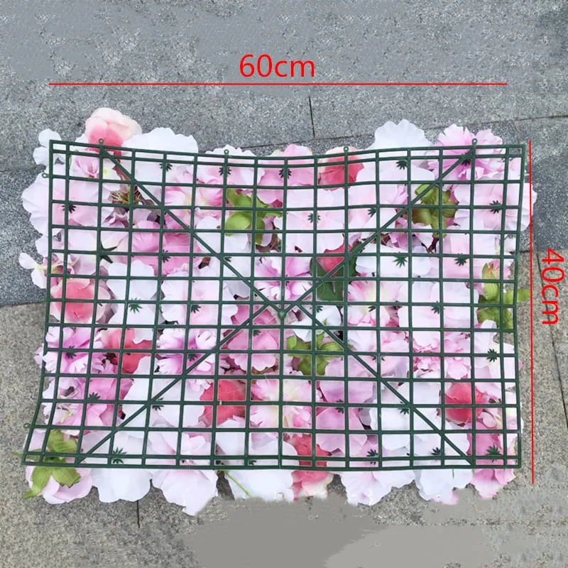 

40*60cm Handmade Artificial Flowers Wedding Background Wall Decoration Party Event Birthday Outdoor Decoration DIY Silk Roses