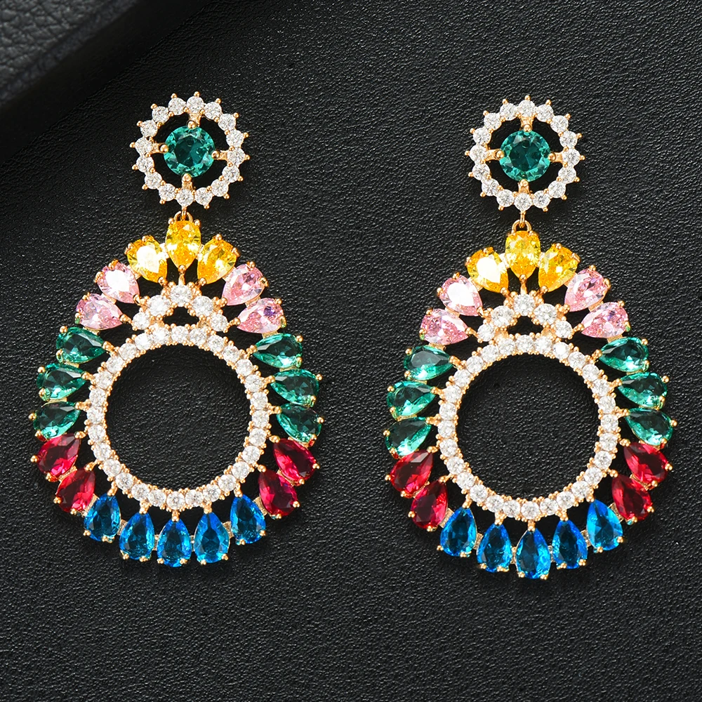 

LARRAURI 2020 модные серьги AAA циркониевые модные ювелирные изделия, женские свадебные серьги, аксессуары вечерние