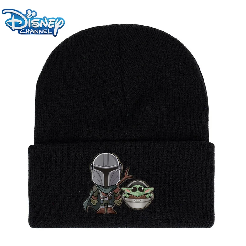 Новинка детская Весенняя шерстяная вязаная шапка Disney из Звездных Войн йода для