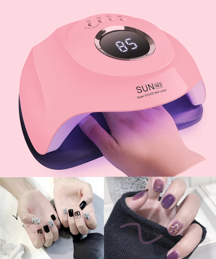 

SUN M3 Professional Manicure Lamp 45LED UV Lamp180W Nail Polish Dryer Lamp Four Timing Nail Gel Dryer Lamp Quick Dry Nail Lamp