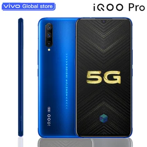 Vivo celular iQOO Pro 5G мобильный телефон Android 9,0 12 Гб 128 Snapdragon 855 плюс 6,41 