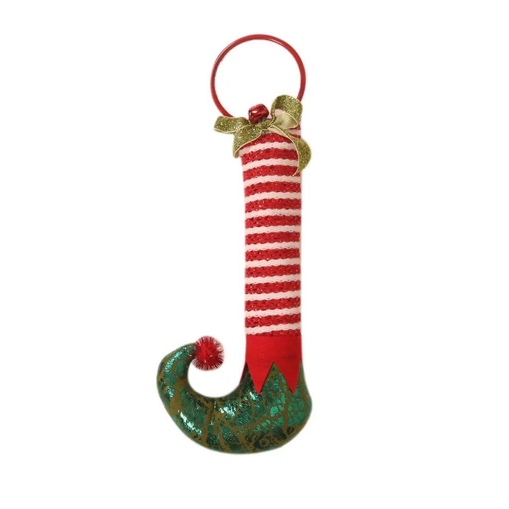 Детский подарок Tiys рождественские ножки плюшевые мягкие с эльфами обувные